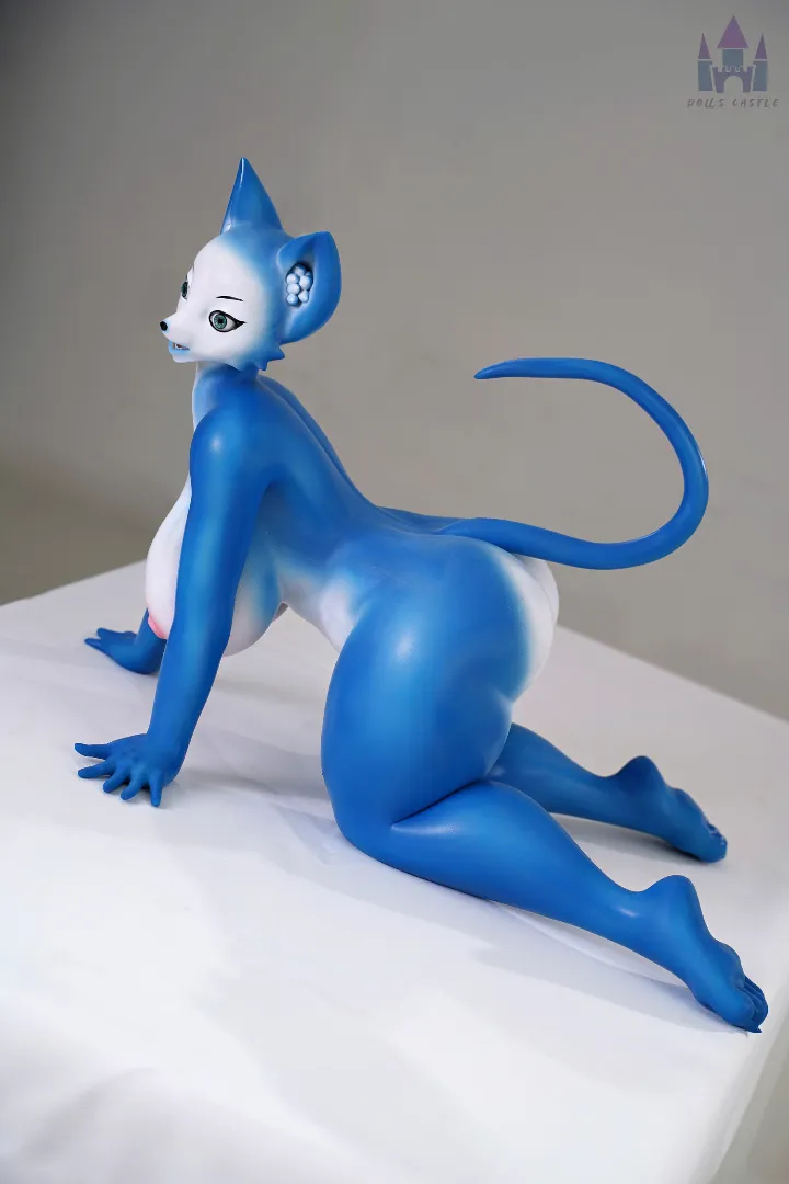 60CM Fox Furry Silicone Doll | EU Stock